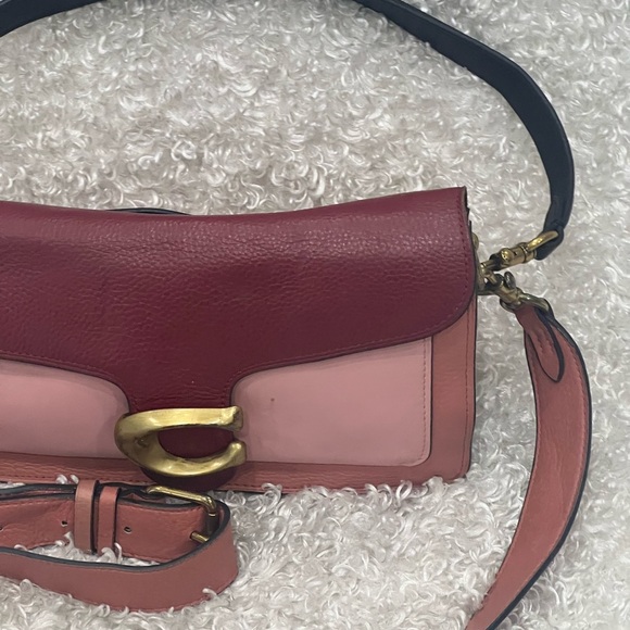 Coach Pink Tabby Shoulder Bag Colorblock Crossbody - Picture 3 of 14